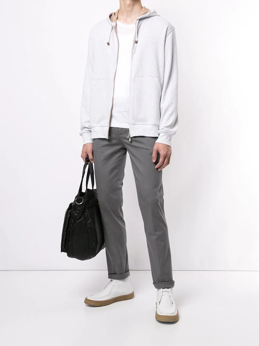 mid-rise slim chinos - 3