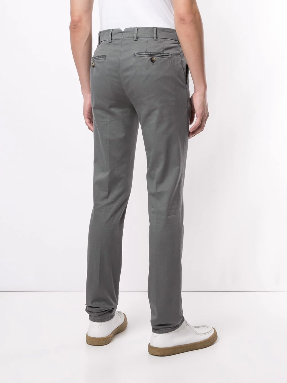 mid-rise slim chinos - 7
