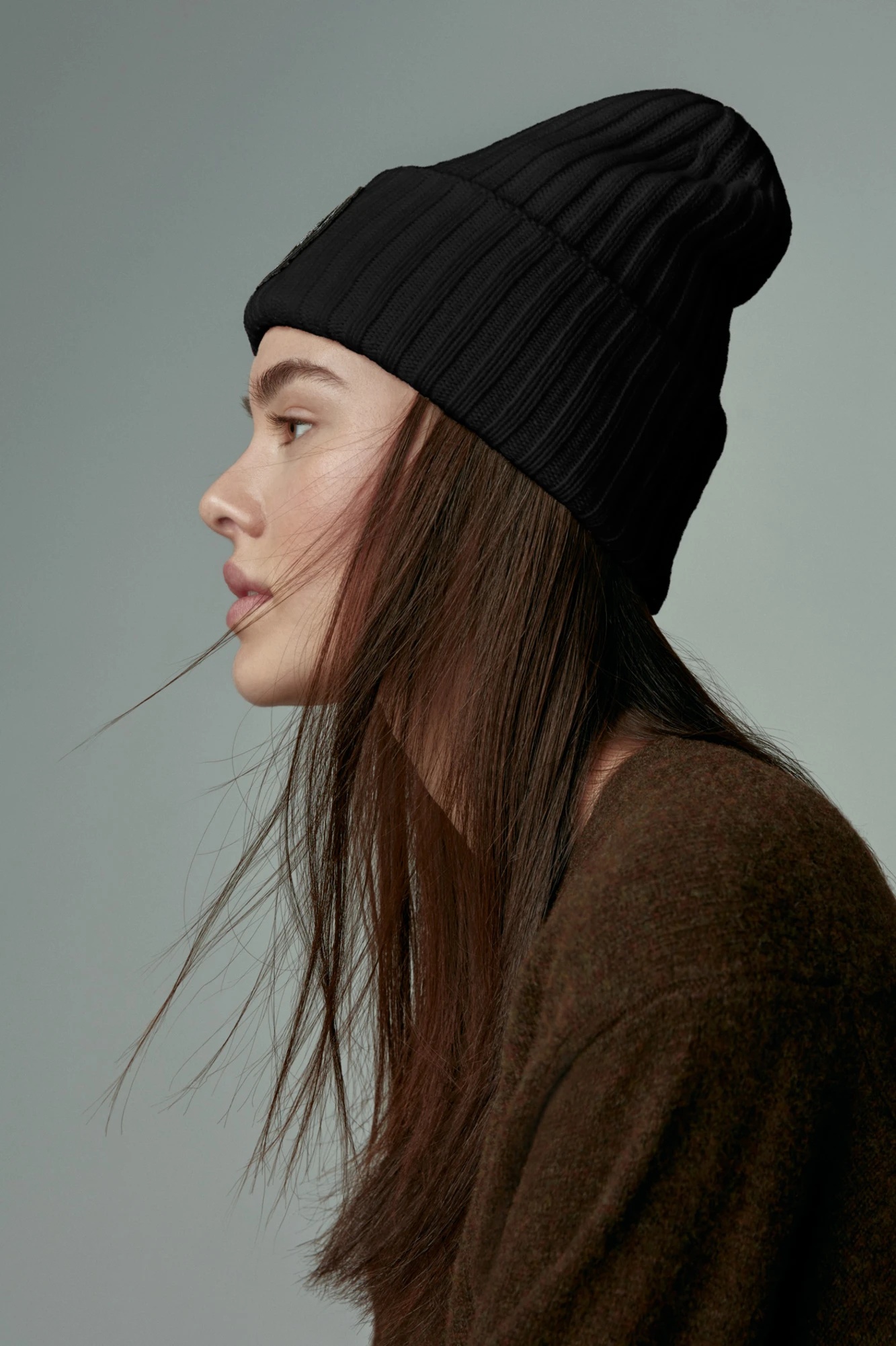BLACK DISC RIB TOQUE - 2