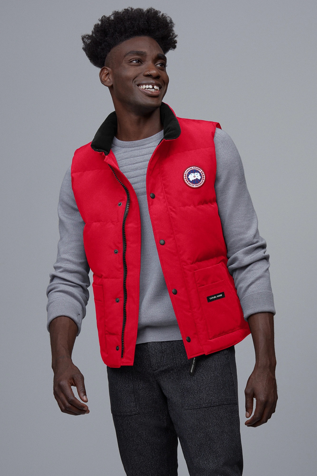 Red canada goose vest clearance