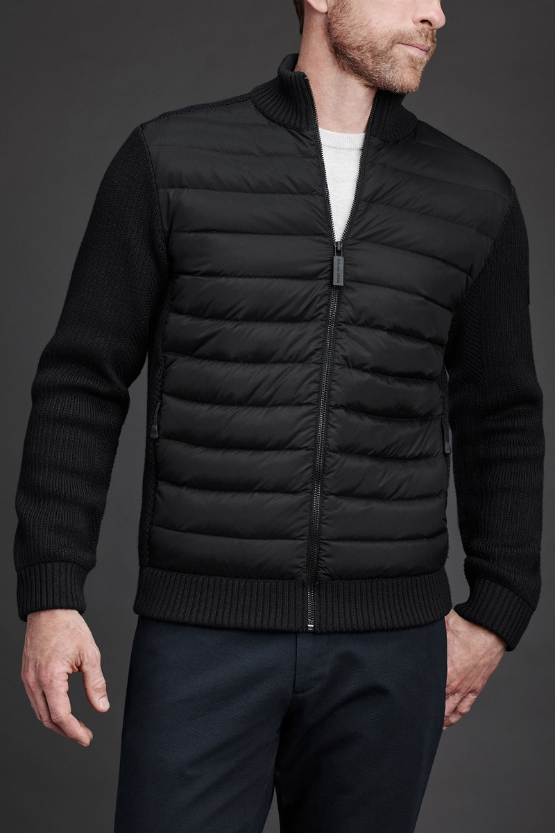Canada Goose MEN'S HYBRIDGE KNIT DOWN JACKET BLACK LABEL - 6930M