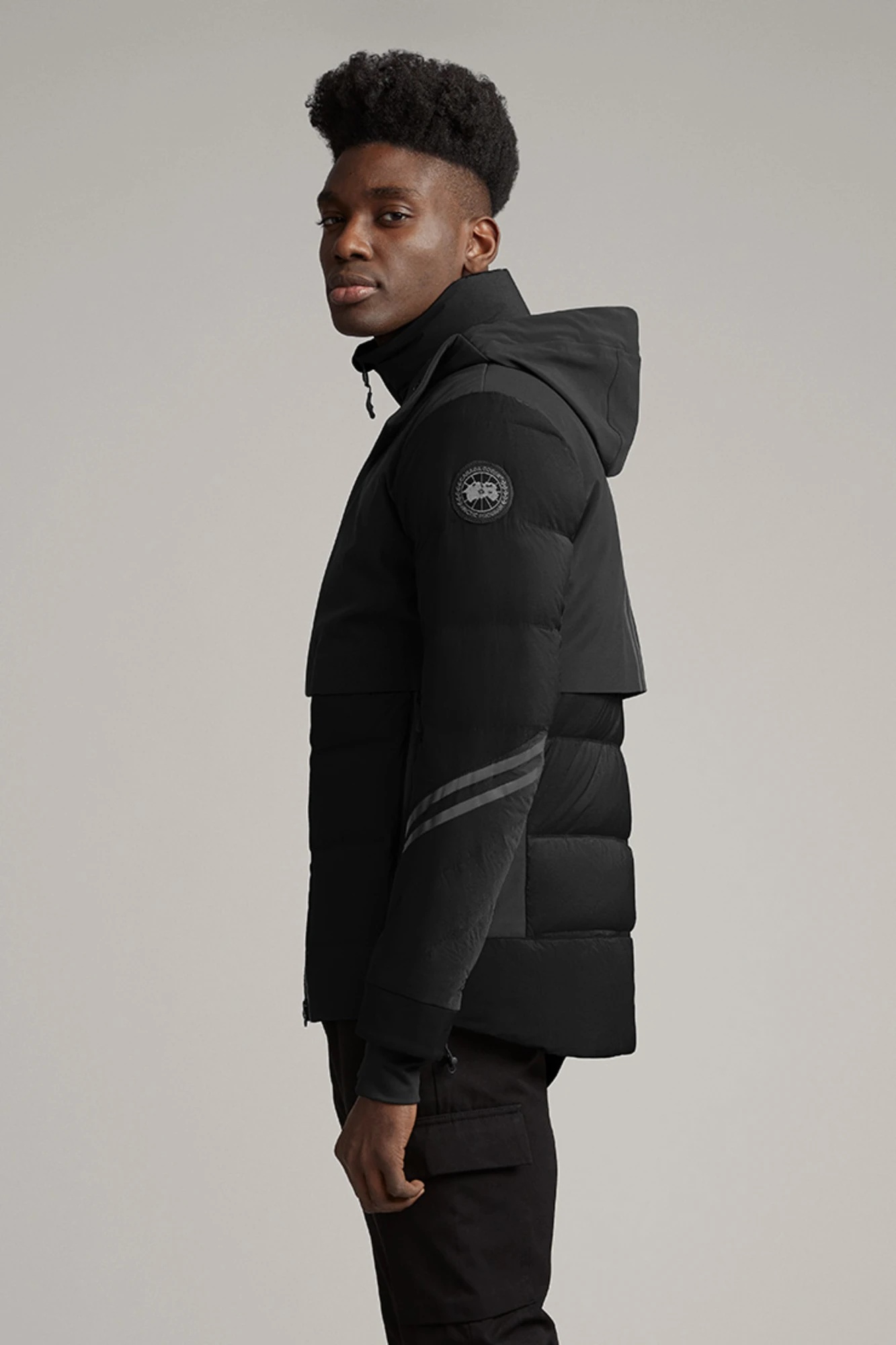 Canada Goose MEN S HYBRIDGE CW ELEMENT DOWN JACKET BLACK LABEL REVERSIBLE