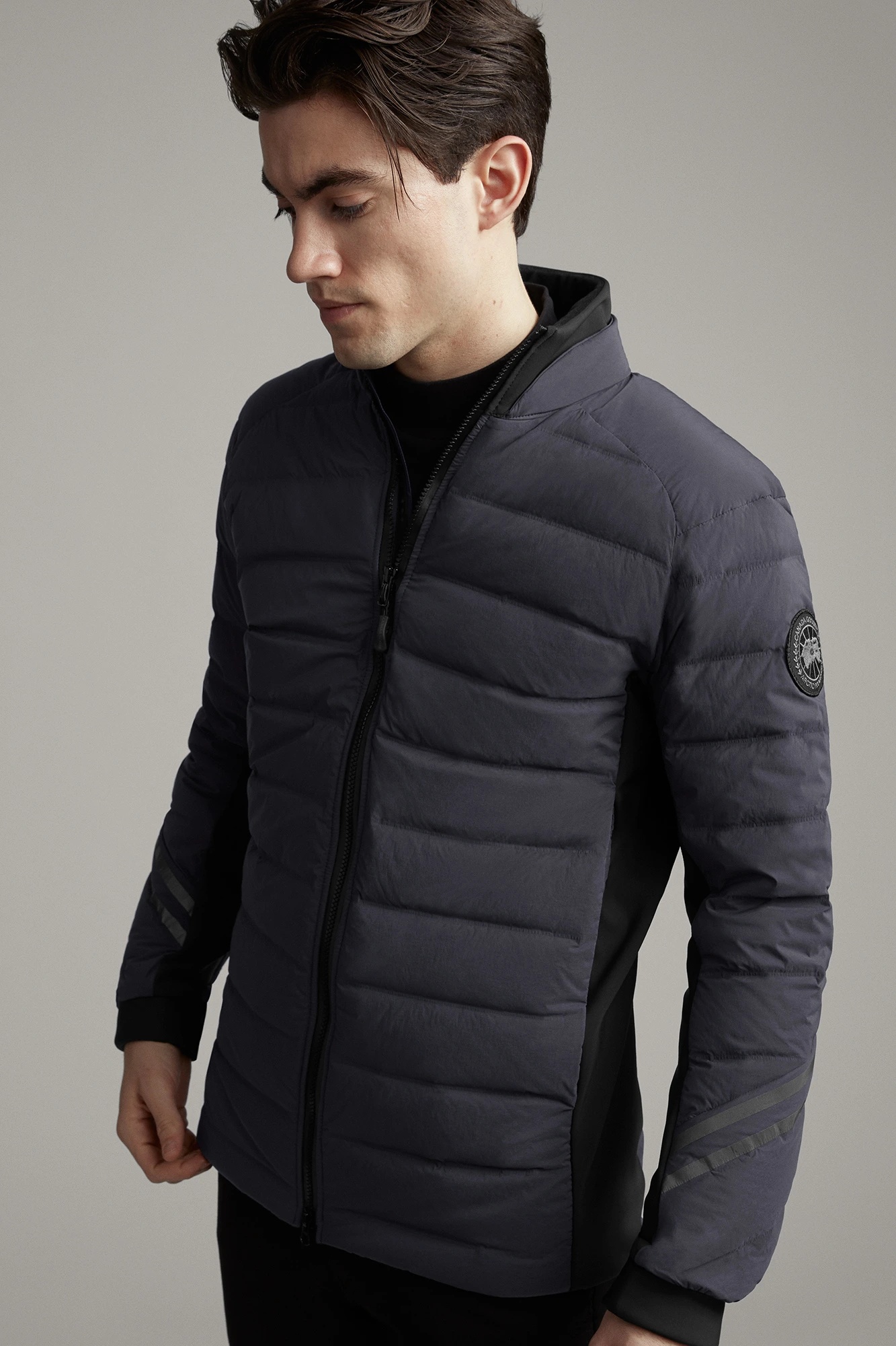 MEN'S HYBRIDGE CW DOWN BOMBER BLACK LABEL - 3