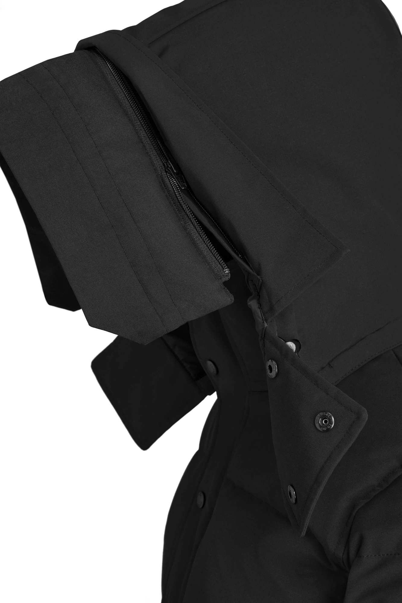 WYNDHAM PARKA BLACK LABEL WITH HOOD TRIM - 3