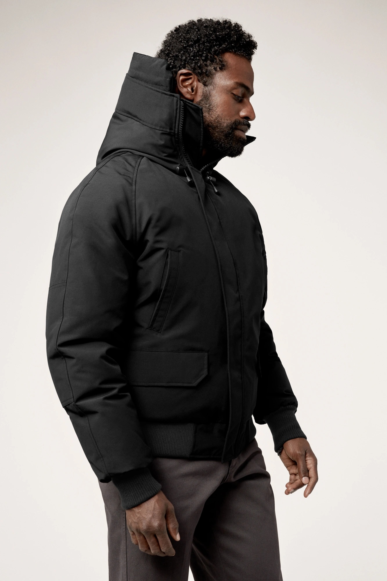 CHILLIWACK BOMBER JACKET WITH HOOD TRIM - 3