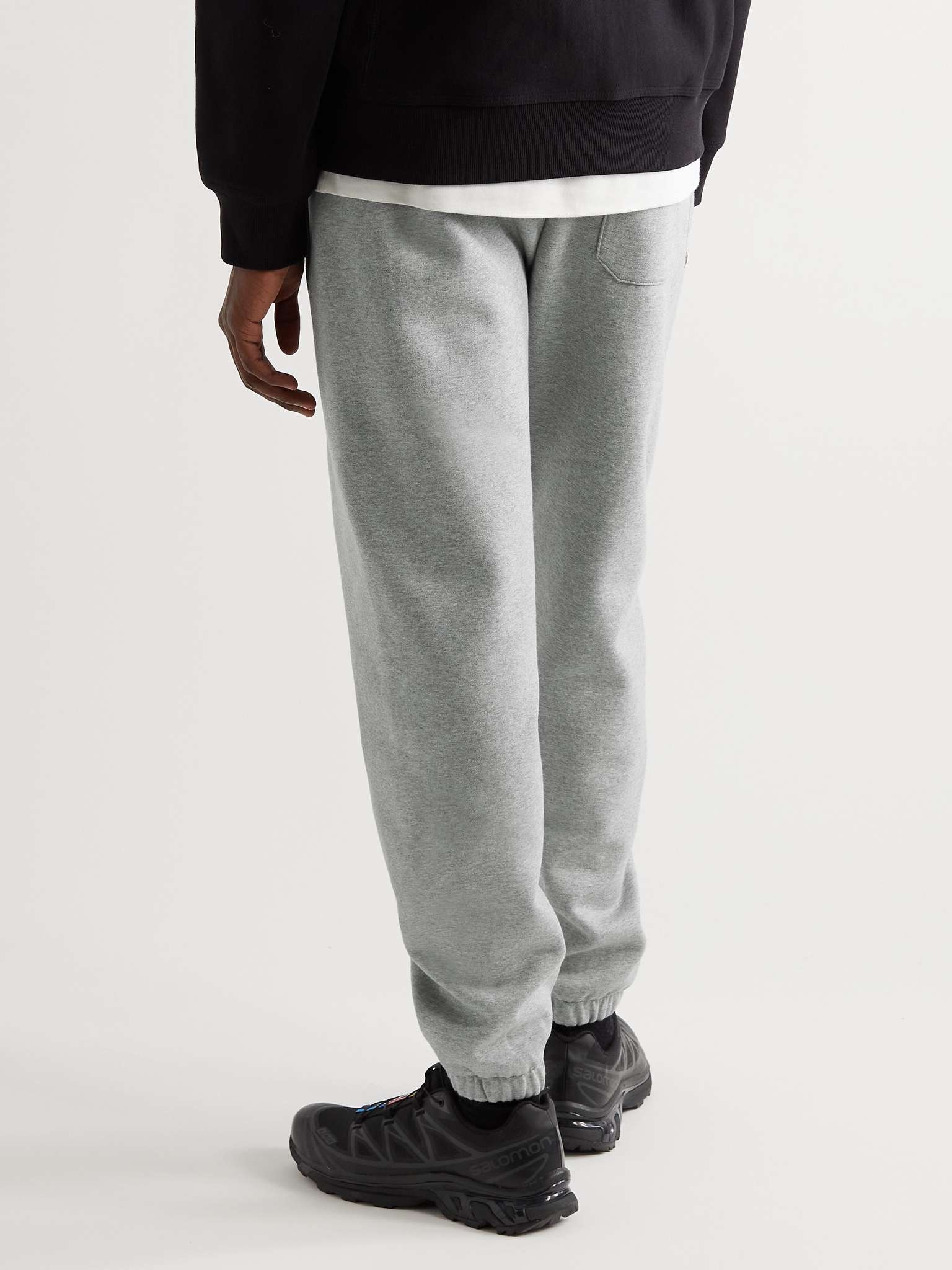 Chase Tapered Logo-Embroidered Cotton-Blend Jersey Sweatpants - 7