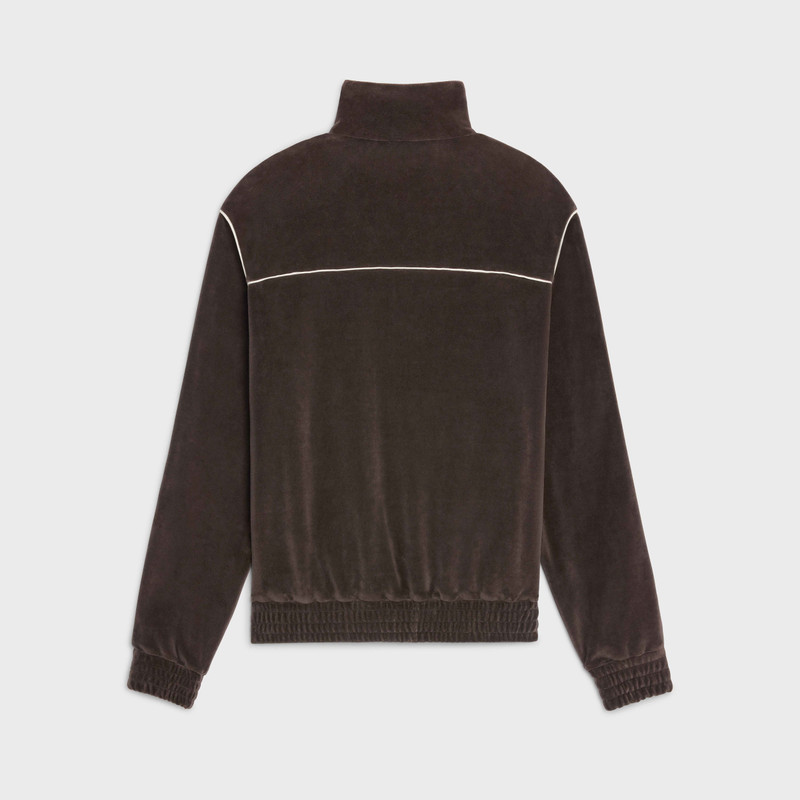 CELINE TRIOMPHE JERSEY SWEATSHIRT IN VELVET outlook