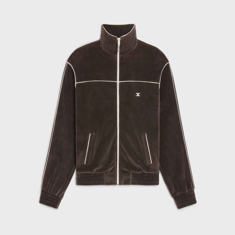 TRIOMPHE JERSEY SWEATSHIRT IN VELVET 1