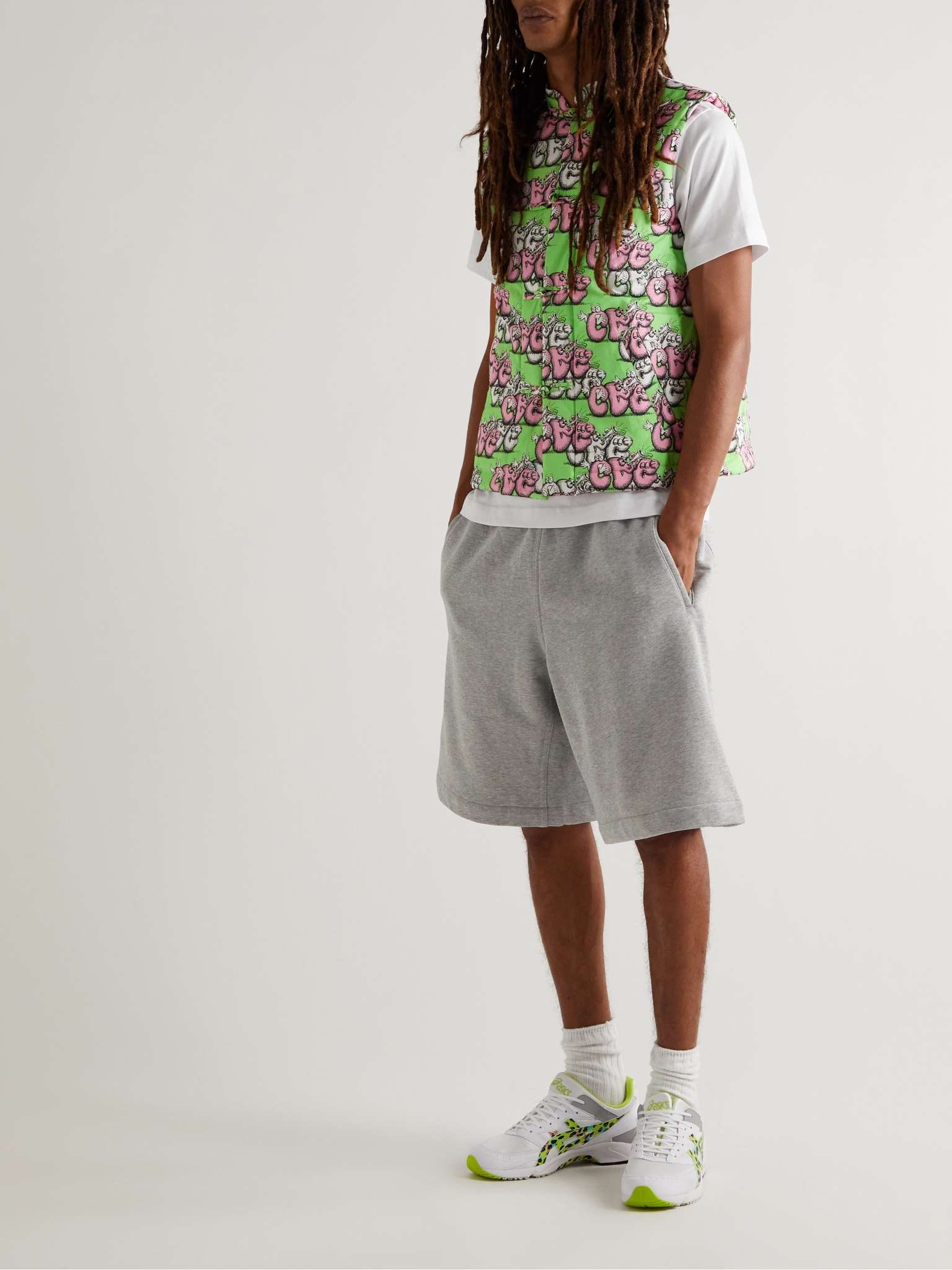 + KAWS Reversible Quilted Printed Cotton-Poplin Gilet - 3