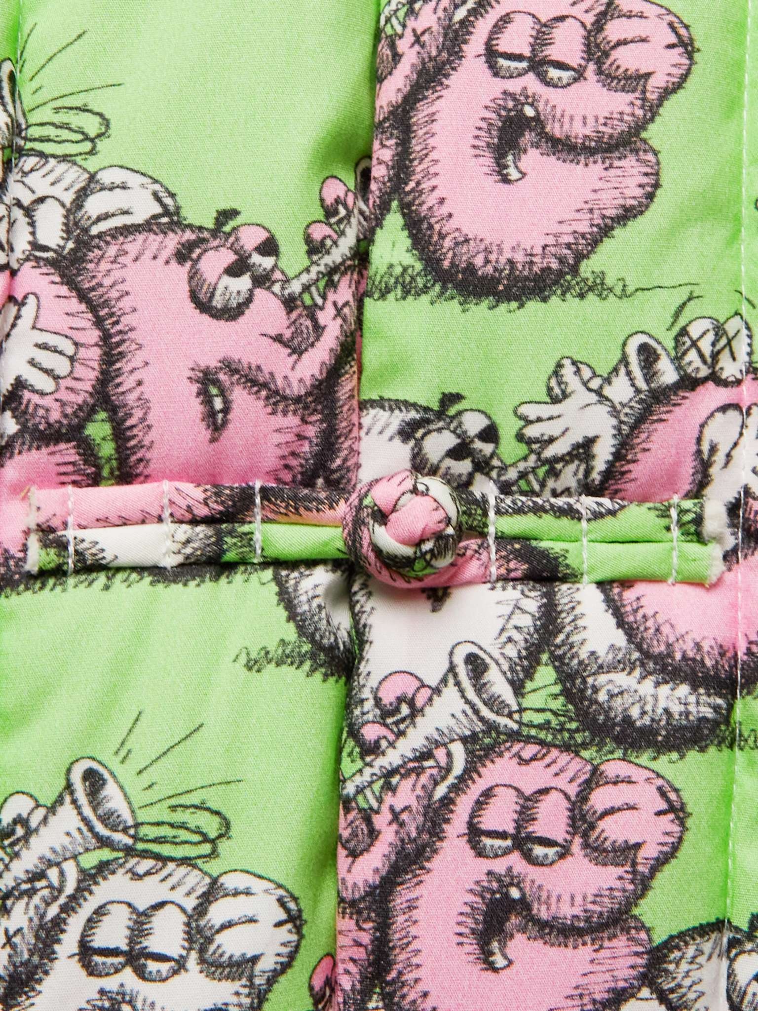 + KAWS Reversible Quilted Printed Cotton-Poplin Gilet - 5