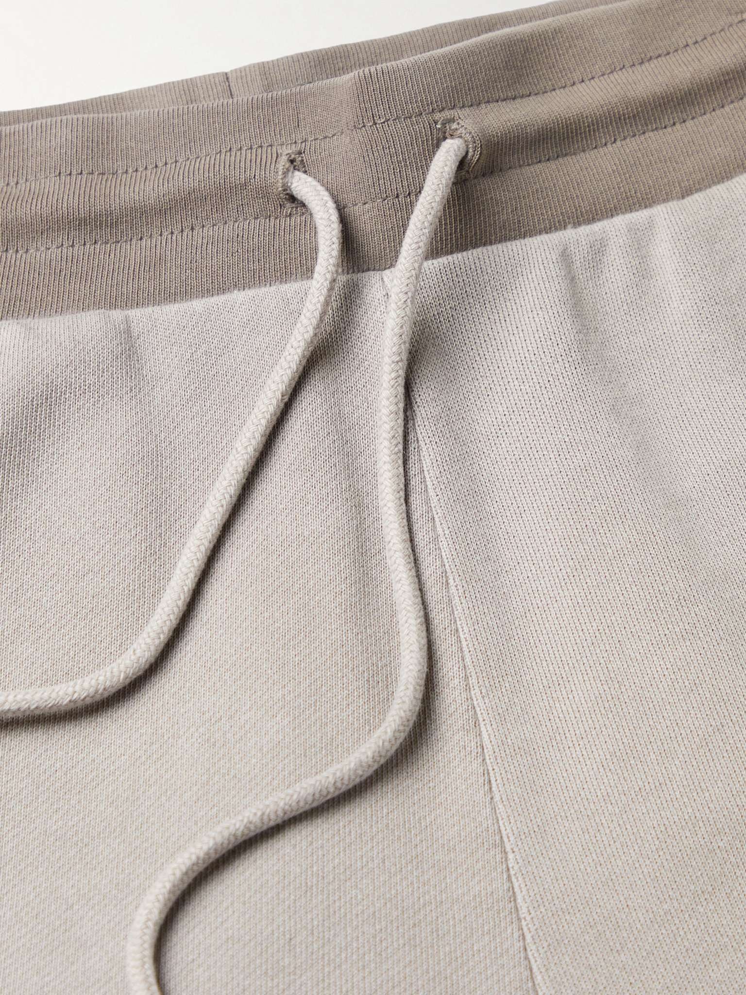 1992 Slim-Fit Tapered Two-Tone Cotton-Jersey Sweatpants - 5