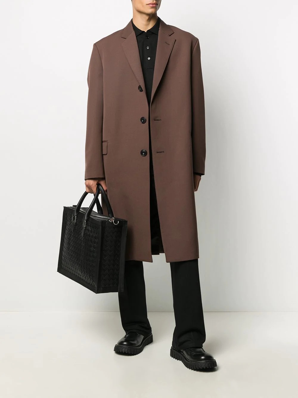 poly-wool suit coat - 3