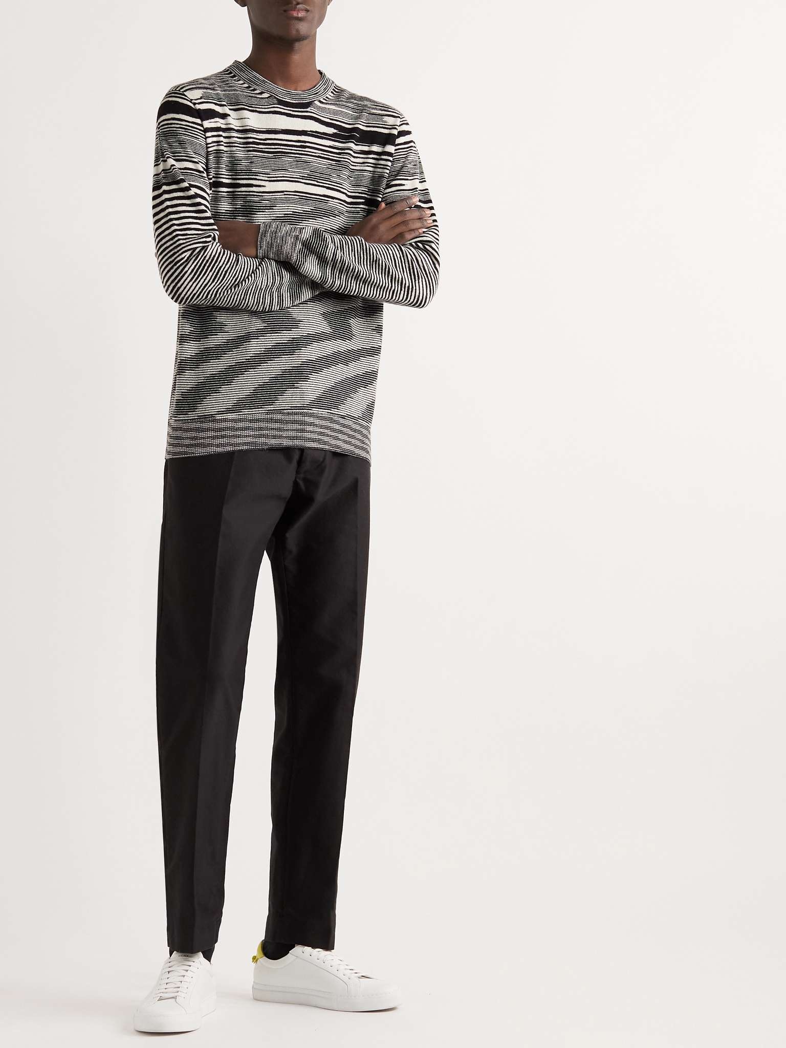 Striped Cashmere Sweater - 3