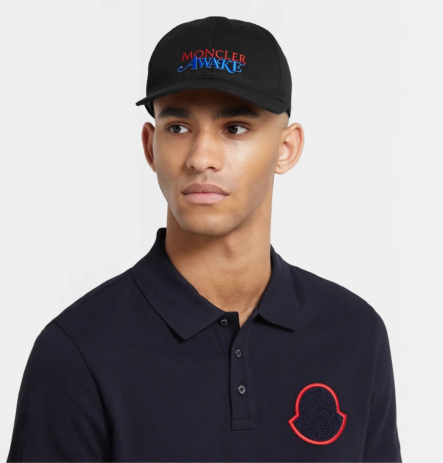 2 Moncler 1952 Awake Logo-Embroidered Cotton-Twill Baseball Cap - 3