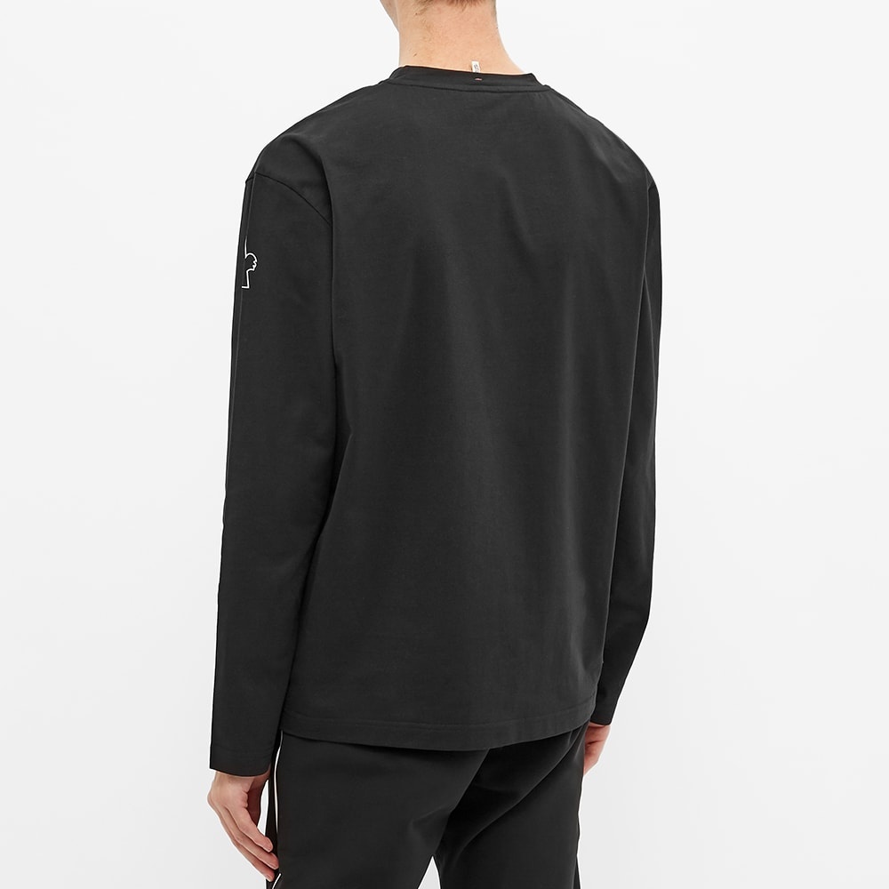 Moncler Grenoble Long Sleeve Reverse Text Logo Tee - 11