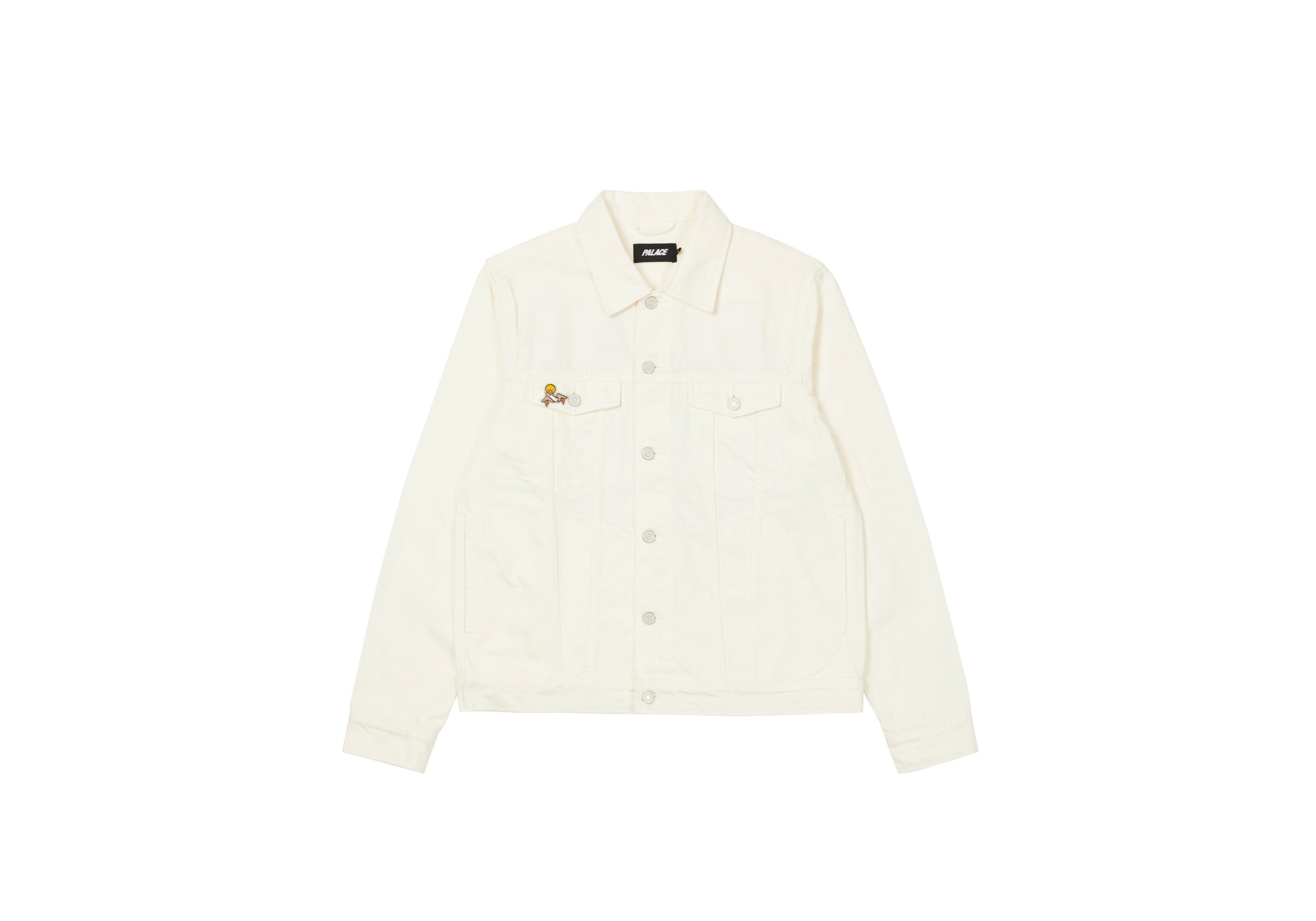 PALACE ZOMBY DENIM JACKET WHITE - 2