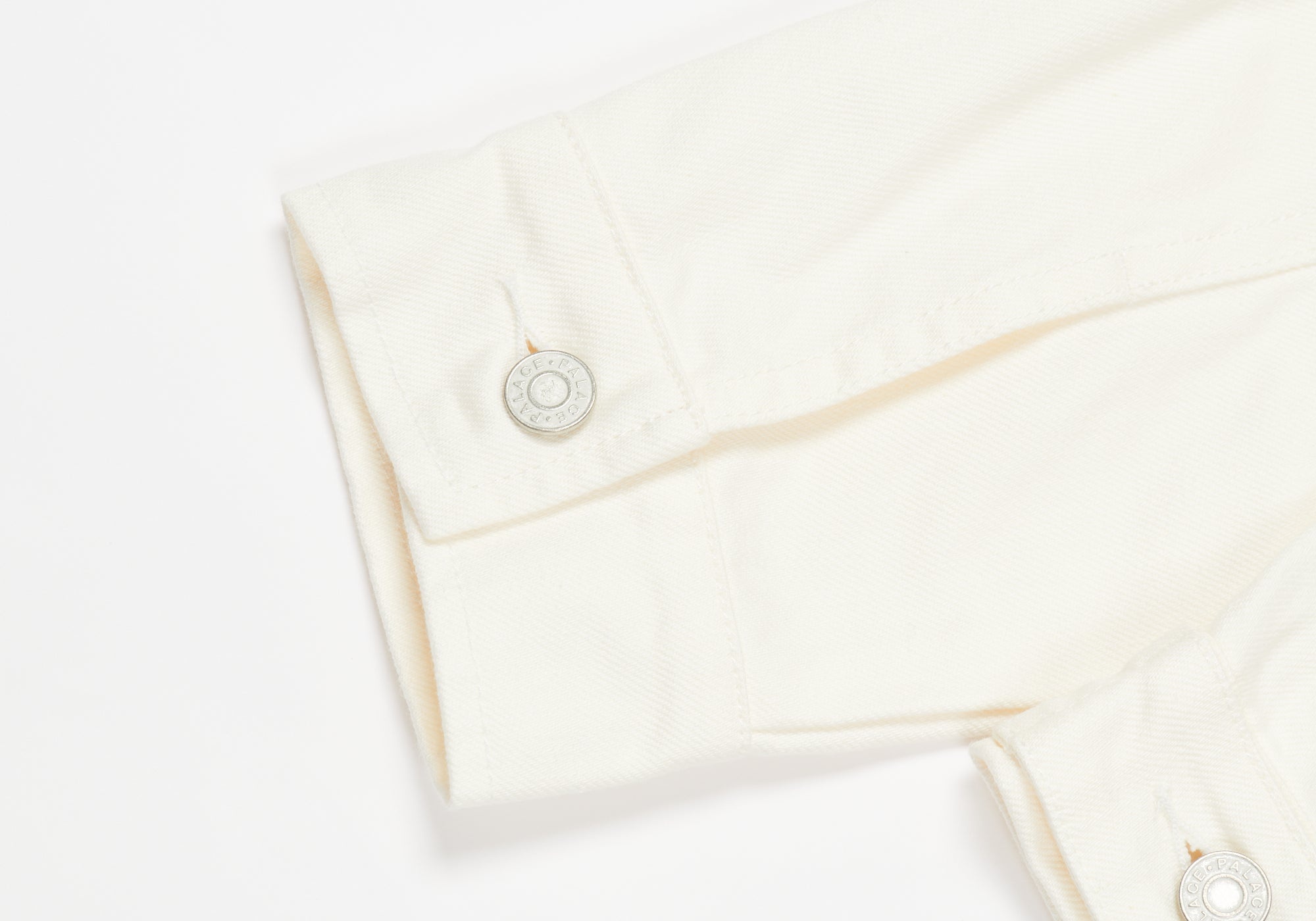 PALACE ZOMBY DENIM JACKET WHITE - 5