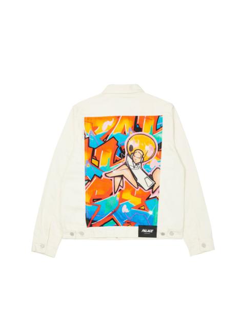 PALACE PALACE ZOMBY DENIM JACKET WHITE