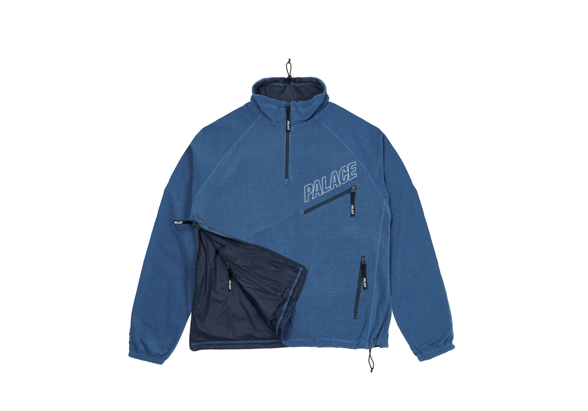 POLAR GRID REVERSE JACKET NAVY - 3