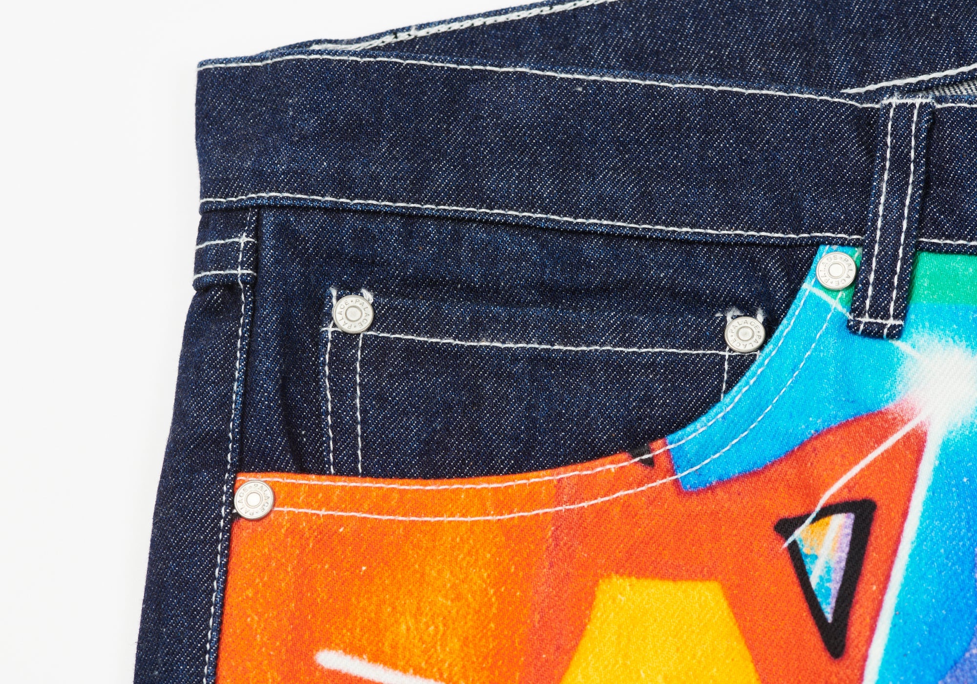 PALACE ZOMBY DENIM JEANS INDIGO - 2