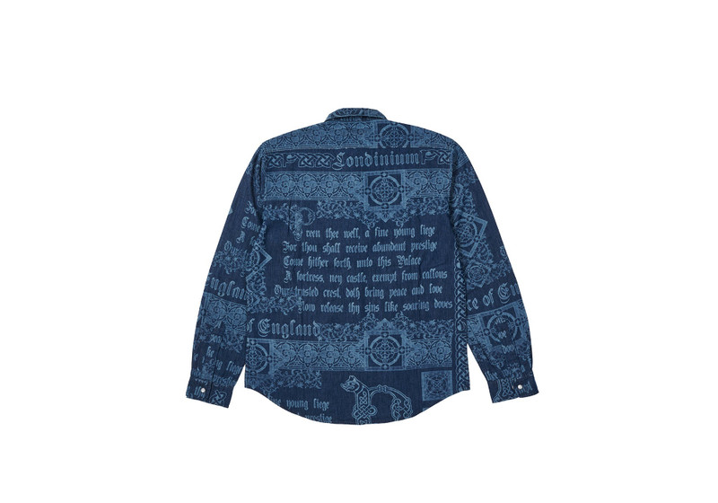PALACE MEDIEVAL SHIRT BLUE outlook