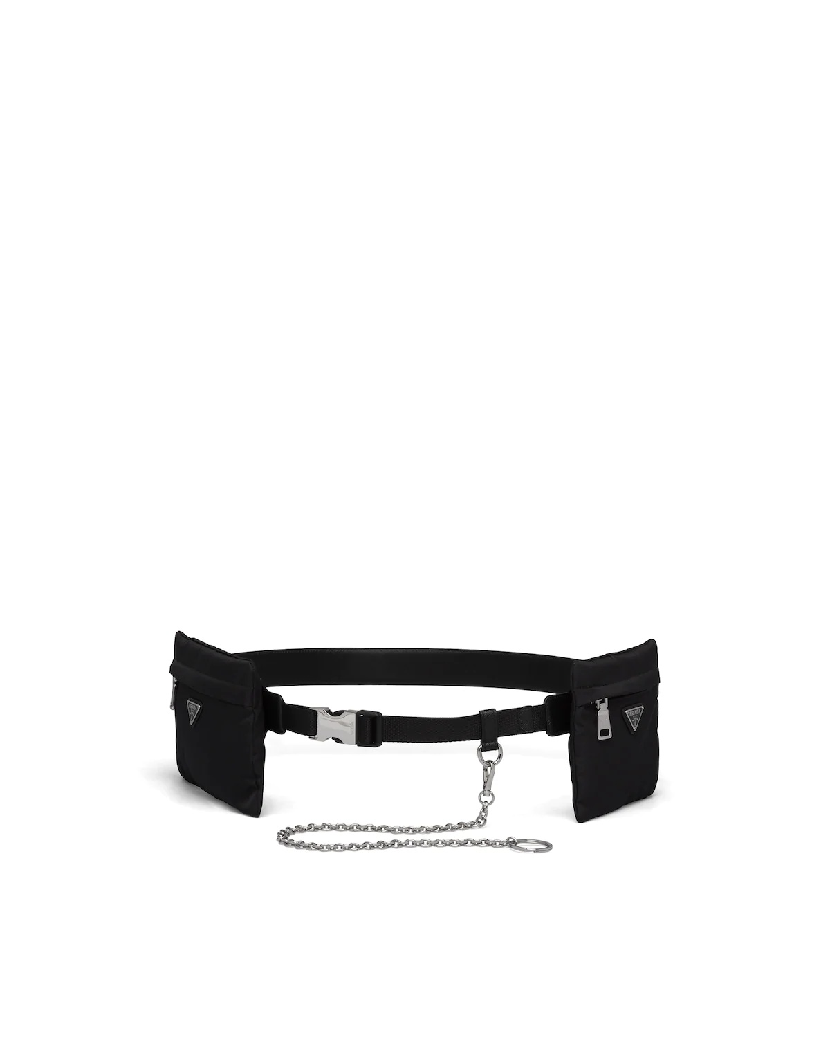 Saffiano Leather Belt with pouches - 1