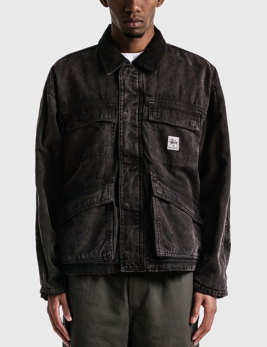 WASHED CANVAS SHOP JACKET - 5