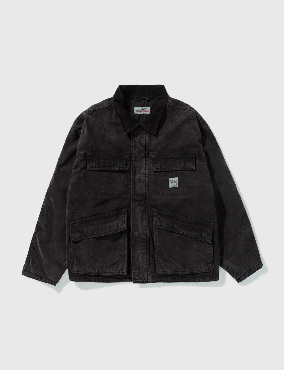 WASHED CANVAS SHOP JACKET - 1
