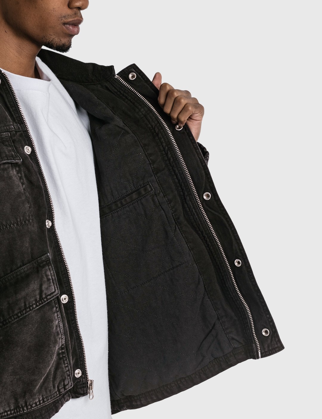 WASHED CANVAS SHOP JACKET - 11