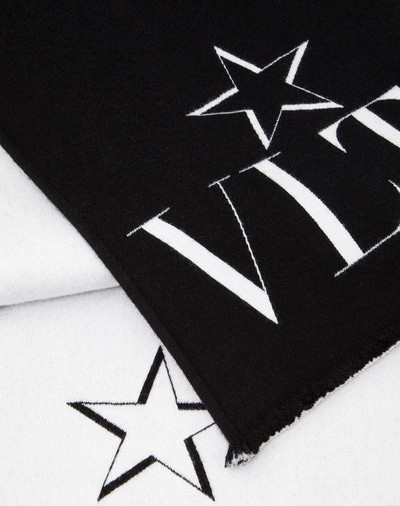 Valentino VLTN STAR Scarf in Wool and Silk outlook