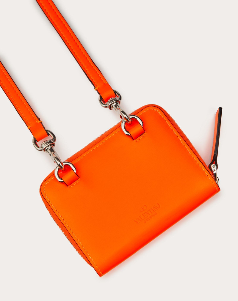 VLTN Neon Wallet with Neck Strap 3