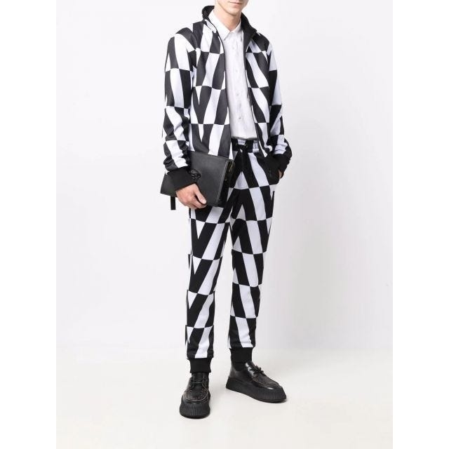 Tapered Logo-Print Jersey Sweatpants - 3
