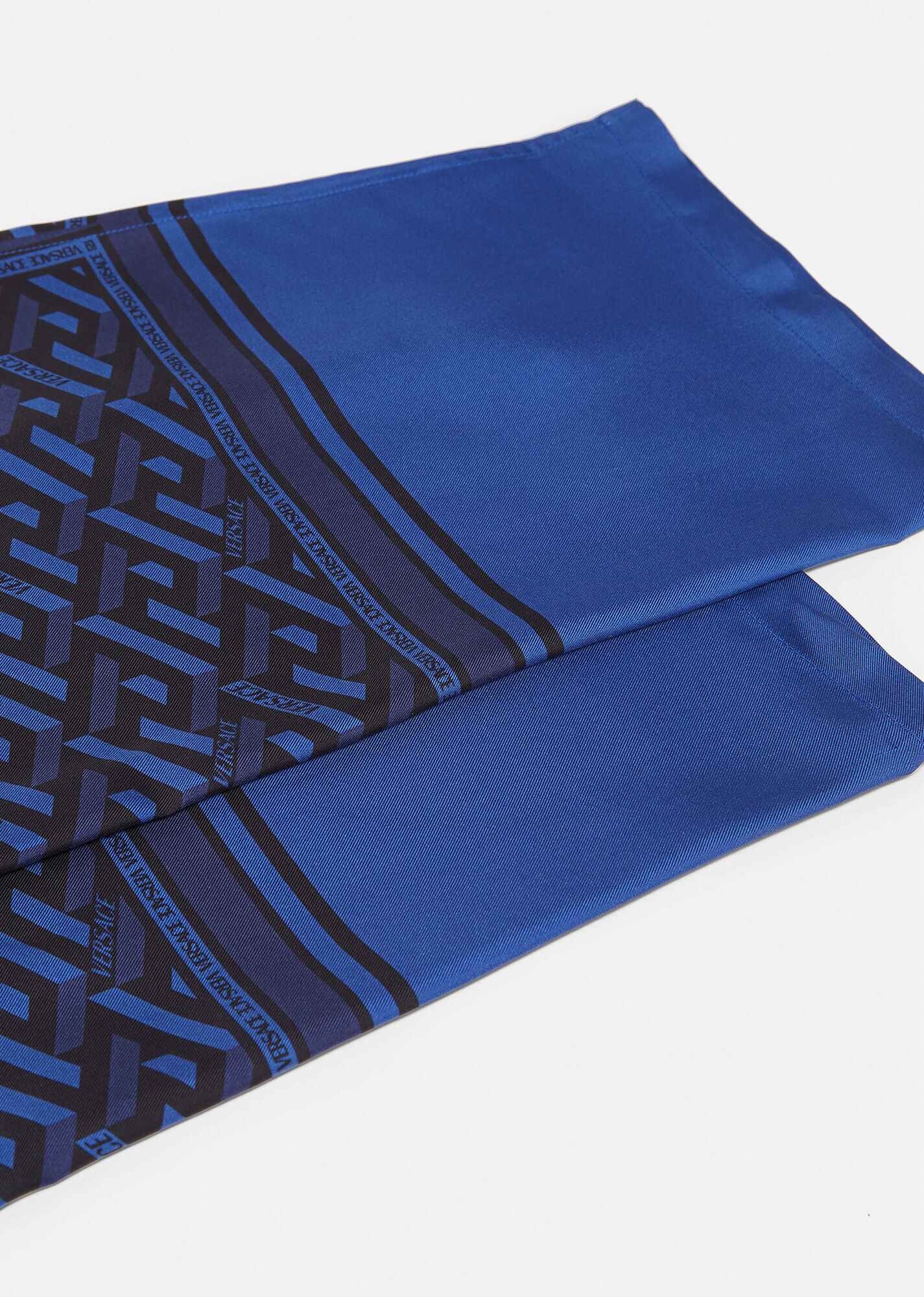 Greca Signature Print Silk Pajama Pants - 4