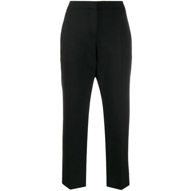 Tuxedo grain de poudre wool-blend tapered pants - 1