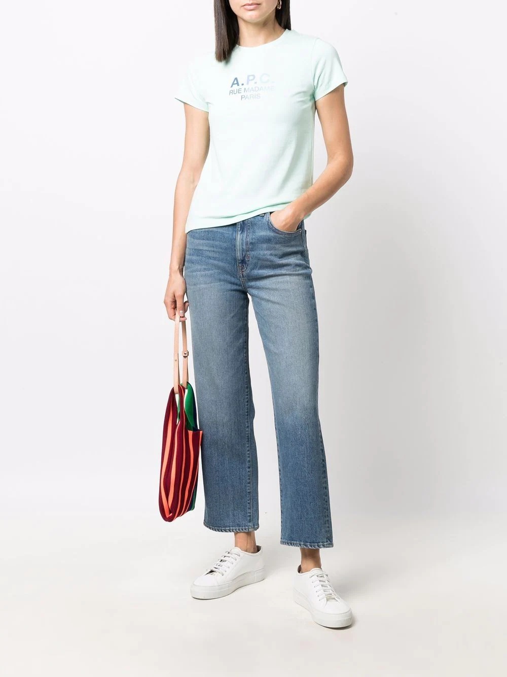 logo-print cotton T-shirt - 3