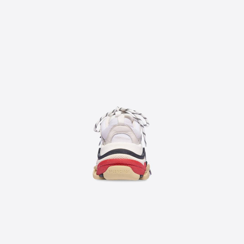 BALENCIAGA Women's Triple S Sneaker in White outlook