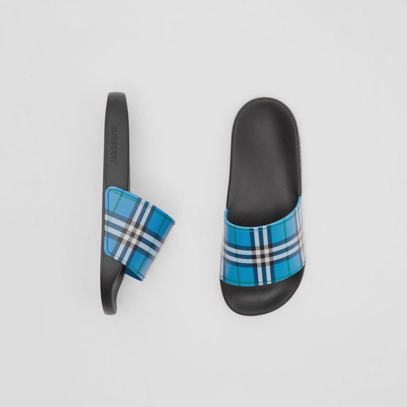 Burberry Check Print Slides outlook