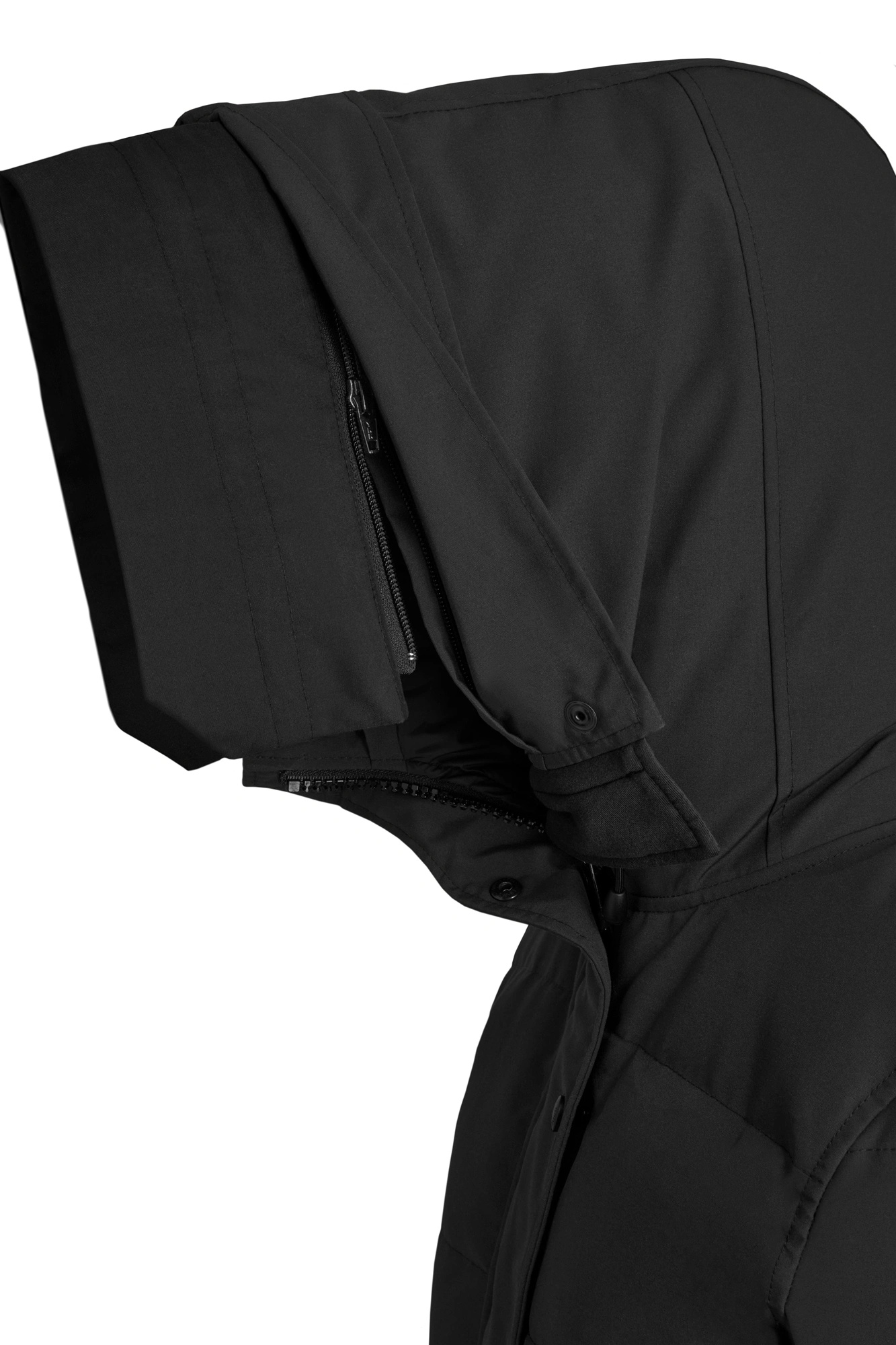 SHELBURNE PARKA BLACK LABEL WITH HOOD TRIM - 3