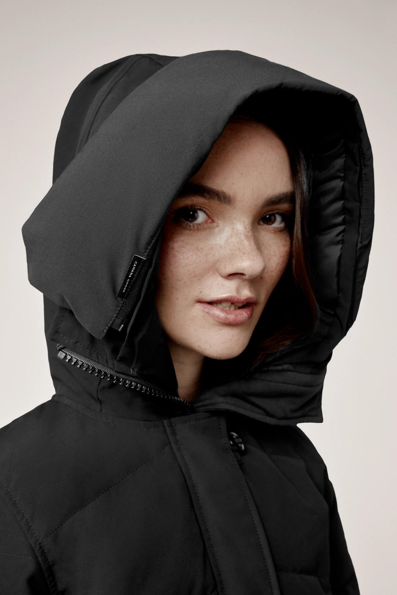 LORETTE PARKA WITH HOOD TRIM - 4