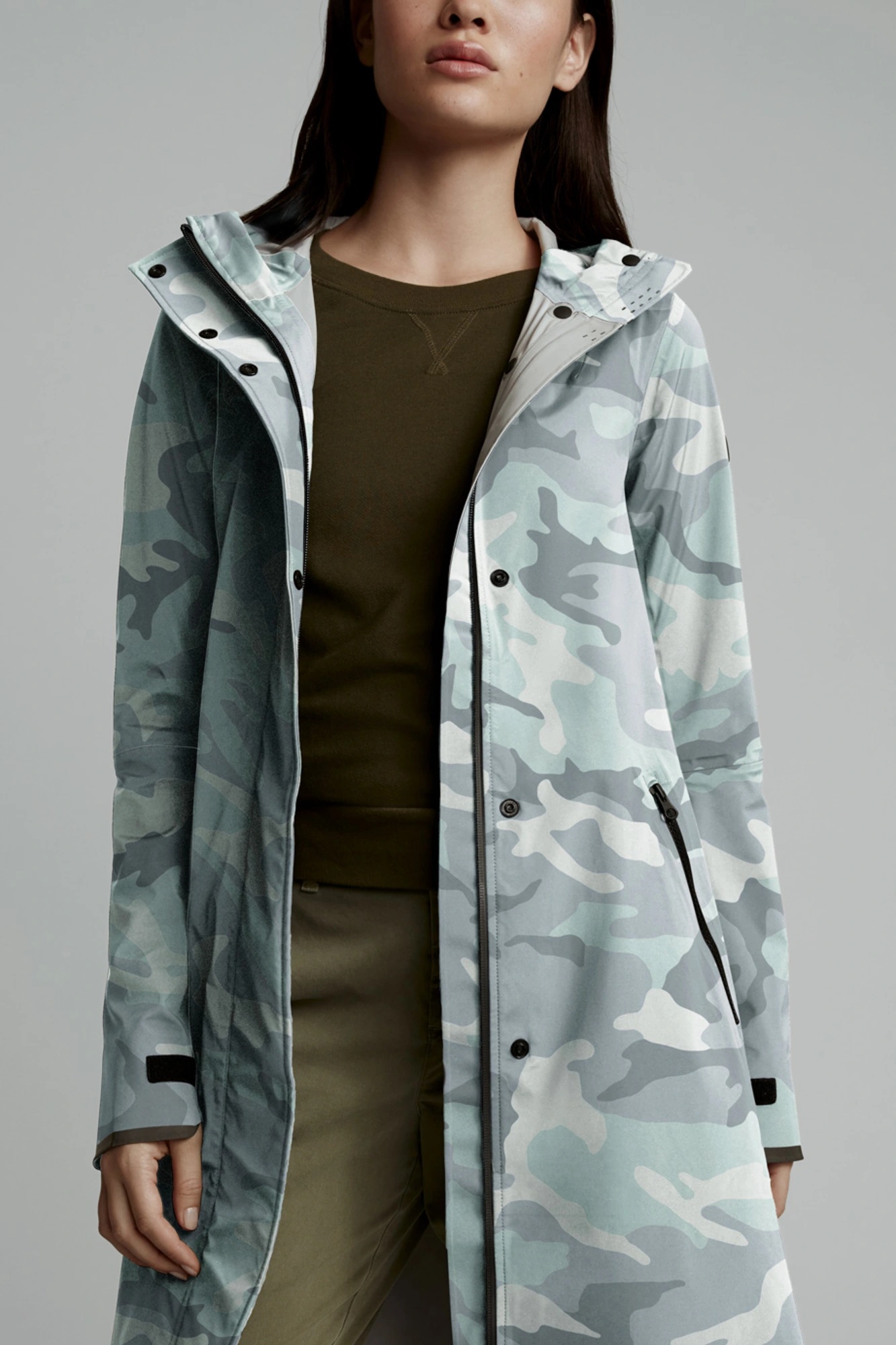 WOMEN'S KITSILANO RAIN JACKET BLACK LABEL PRINT - 4