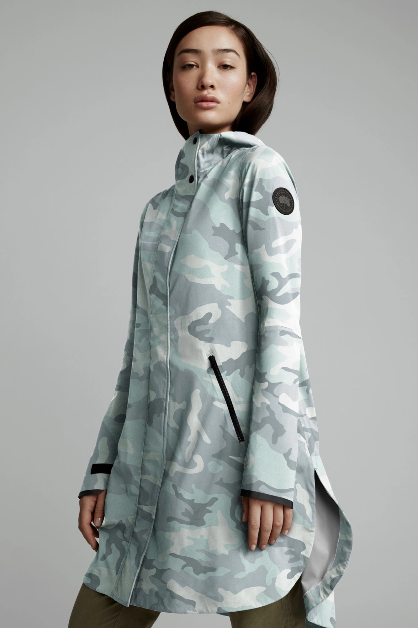 WOMEN'S KITSILANO RAIN JACKET BLACK LABEL PRINT - 5