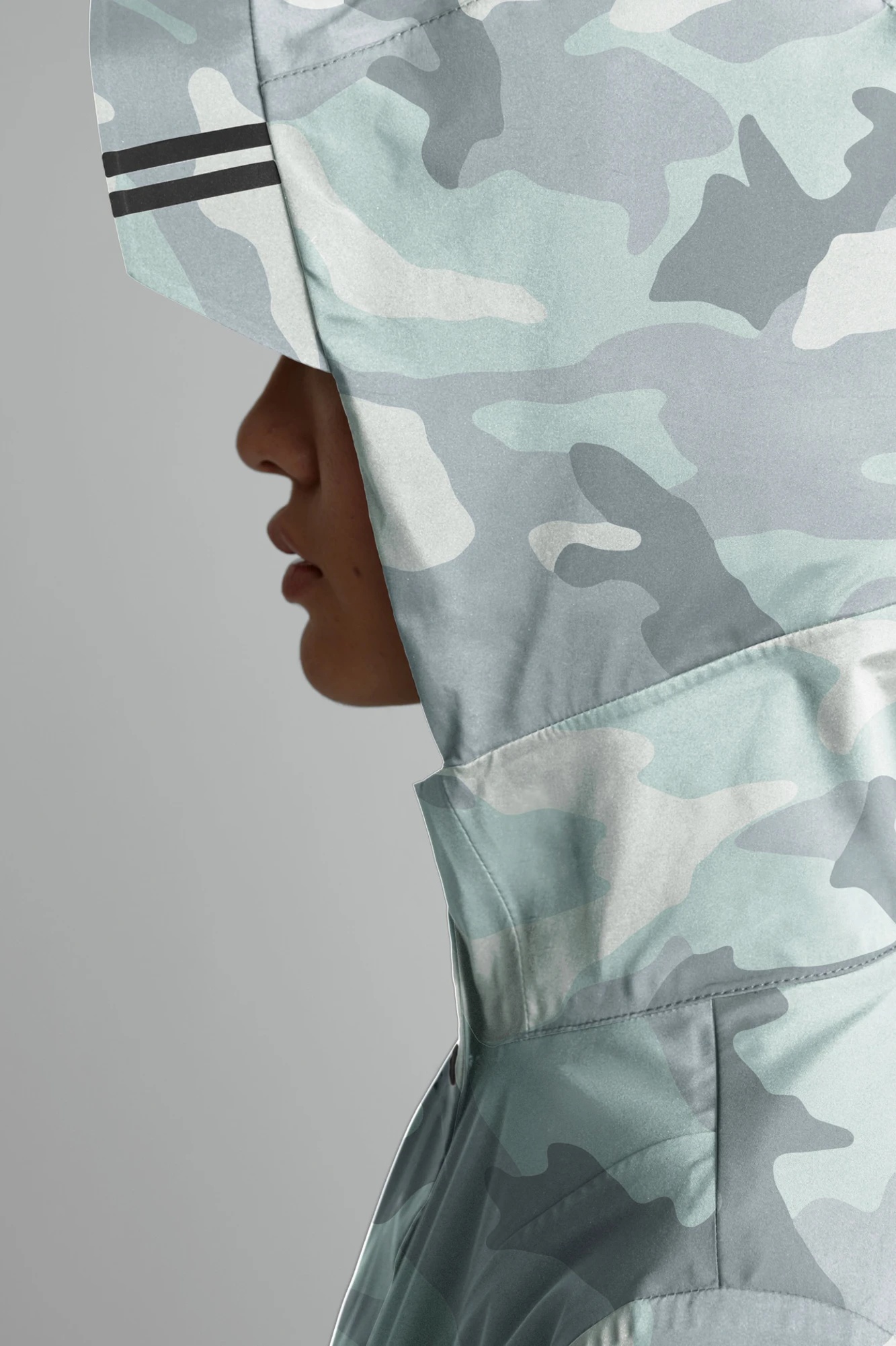 WOMEN'S KITSILANO RAIN JACKET BLACK LABEL PRINT - 10