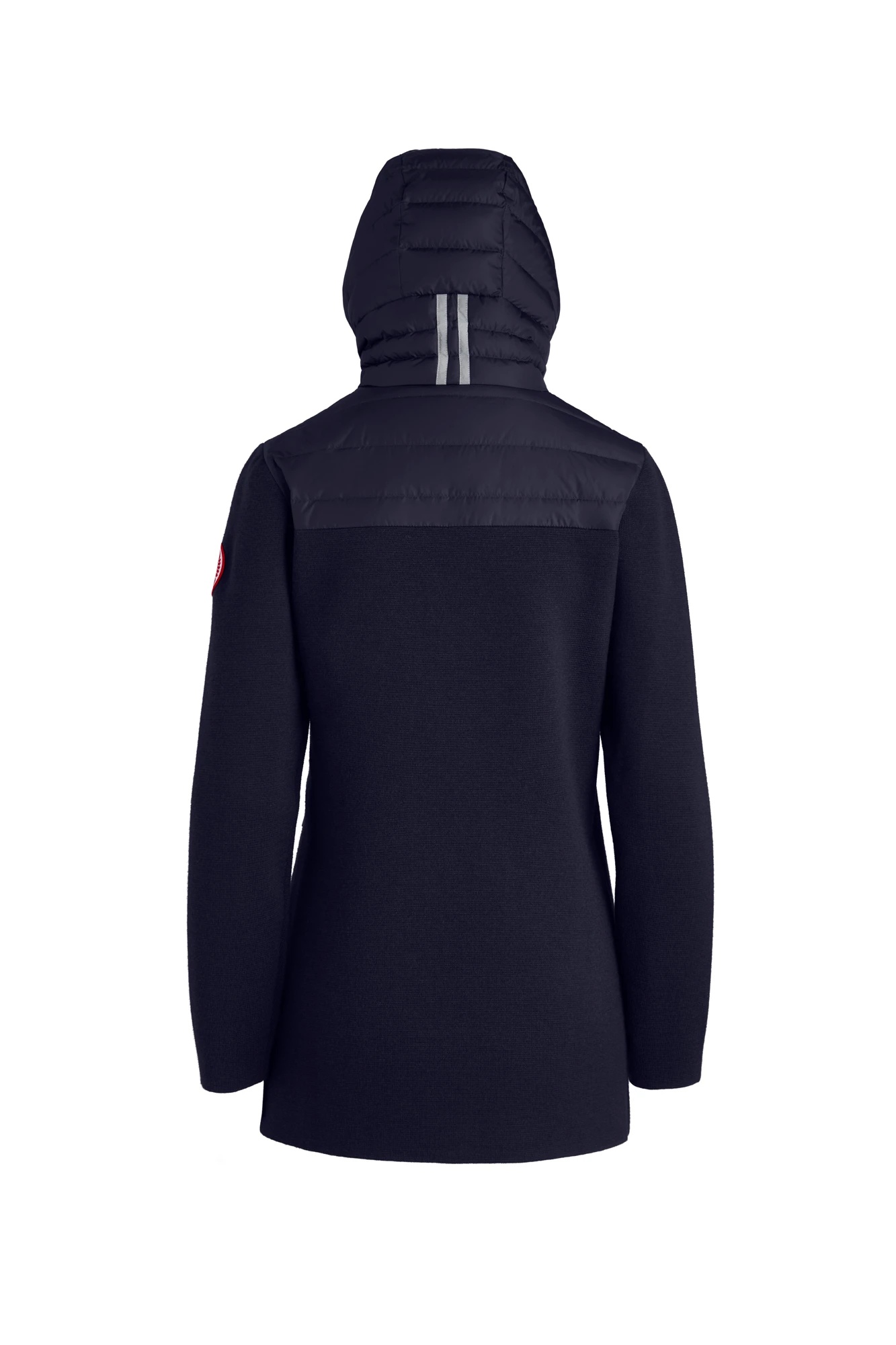 HYBRIDGE KNIT HOODED JACKET - 2