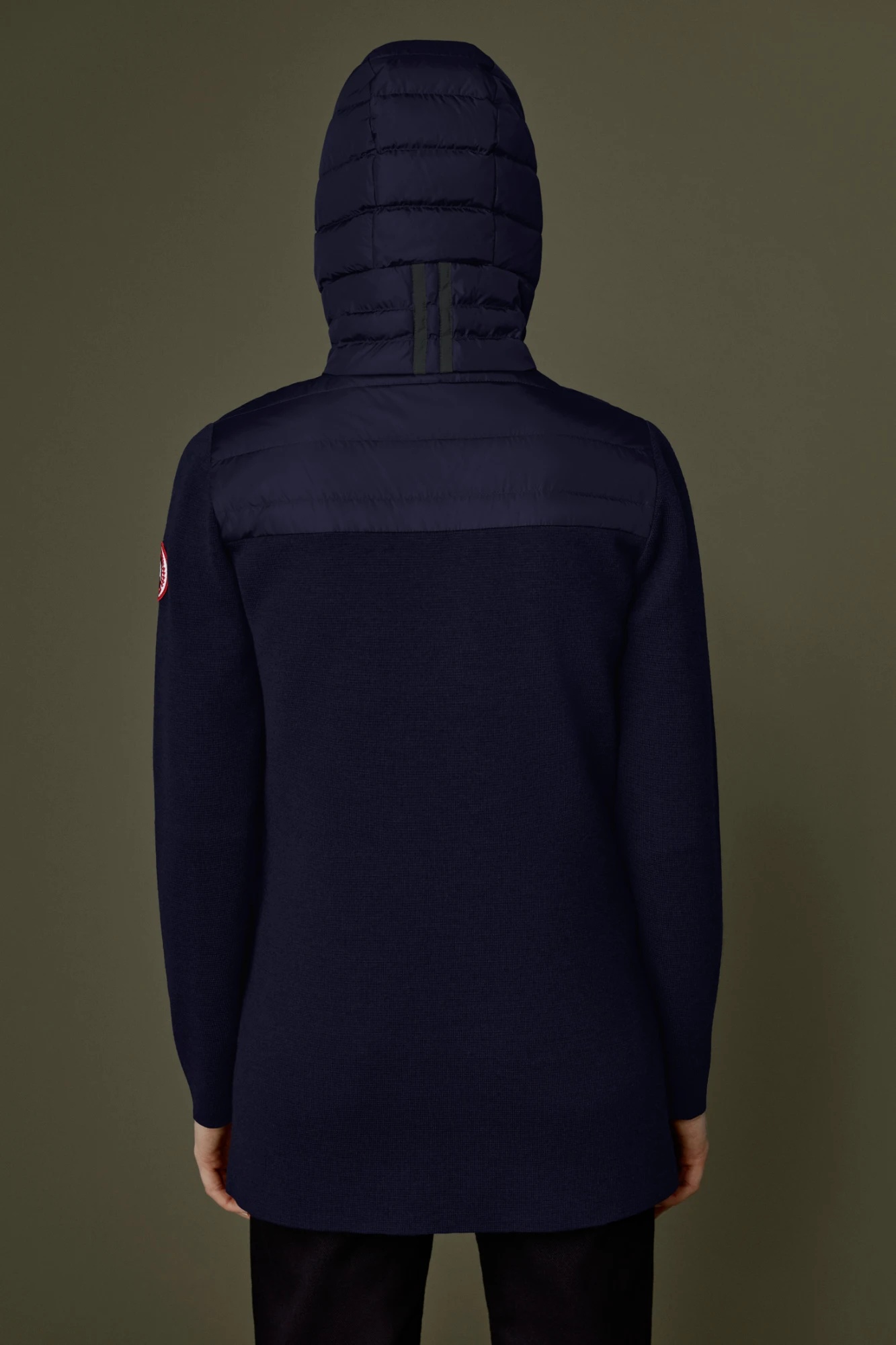 HYBRIDGE KNIT HOODED JACKET - 6