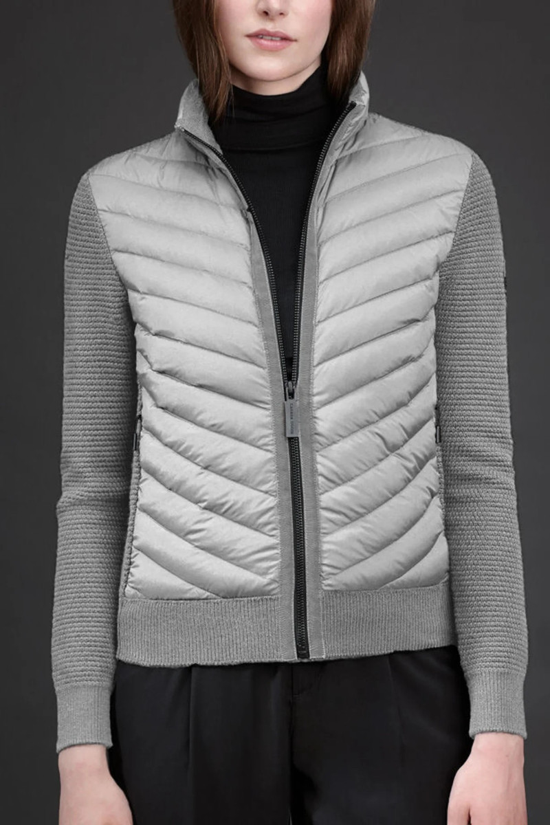 Canada Goose WOMEN'S HYBRIDGE KNIT DOWN JACKET BLACK LABEL outlook