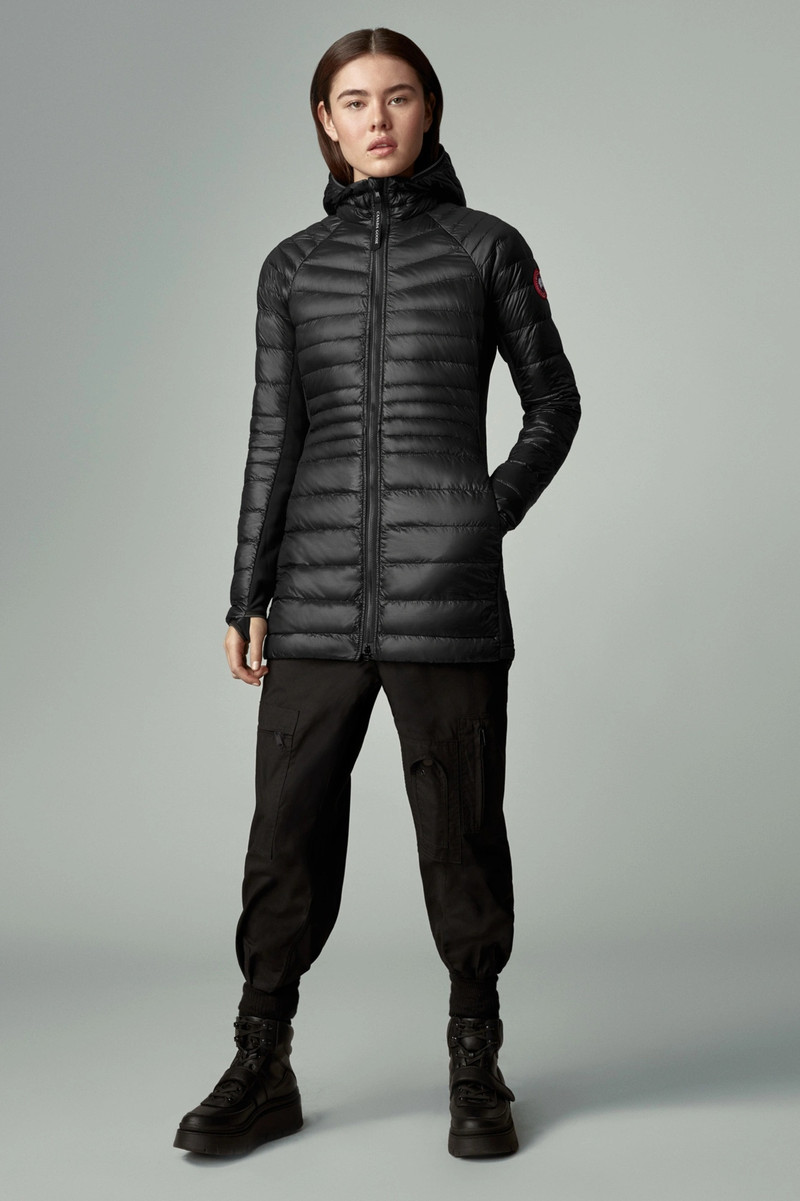 WOMEN’S HYBRIDGE LITE TECH HOODED DOWN COAT 1