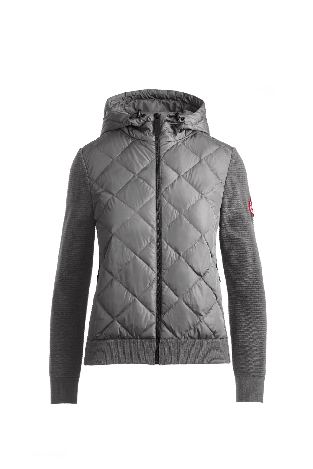 HYBRIDGE QUILTED KNIT HOODY - 1