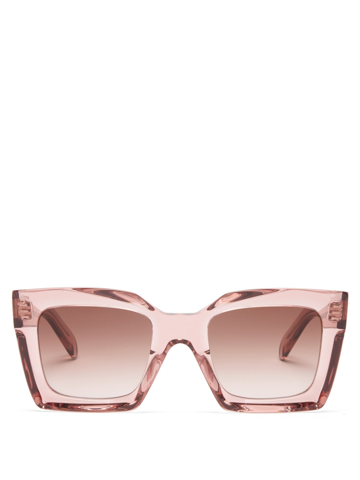 Square acetate sunglasses - 1