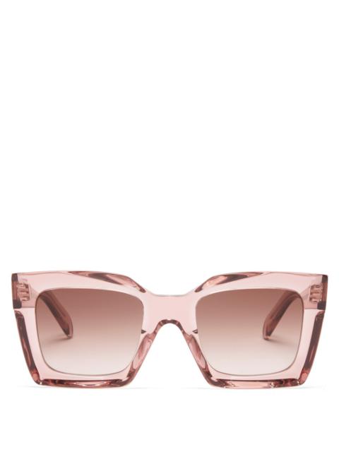 CELINE Square acetate sunglasses