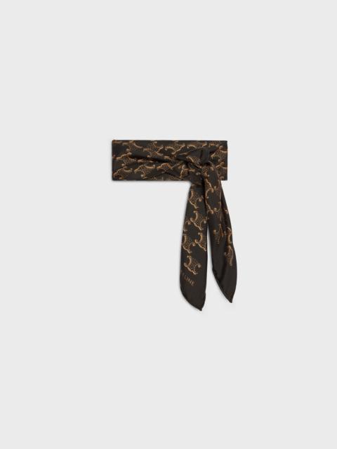 CELINE BANDANA IN PRINT SILK TWILL